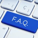 faq word on blue key