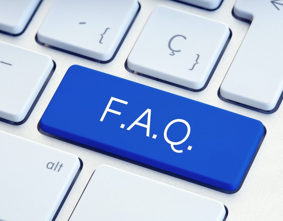 faq word on blue key