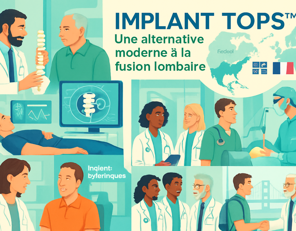 découvrez l’implant tops™, une solution innovante et moins invasive que la fusion lombaire traditionnelle pour traiter les douleurs dorsales tout en conservant la mobilité naturelle de la colonne vertébrale.