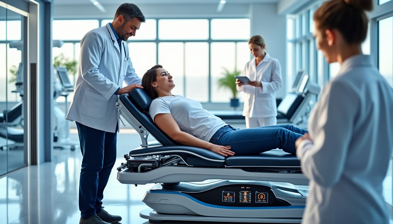 découvrez les équipements et protocoles utilisés à saint-bruno-de-montarville pour le traitement de la hernie discale, incluant la décompression neurovertébrale pour soulager efficacement vos douleurs dorsales.