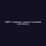 TOPS™ à Gatineau : préserver la stabilité et la fonction