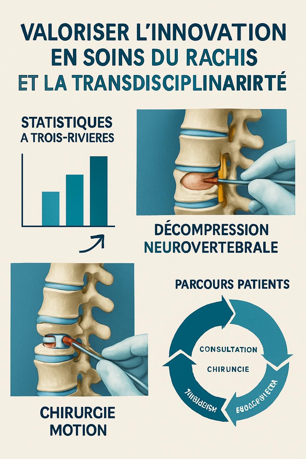 découvrez comment la chirurgie du dos à trois-rivières peut améliorer votre qualité de vie, avec des soins personnalisés et un suivi adapté pour une récupération optimale.