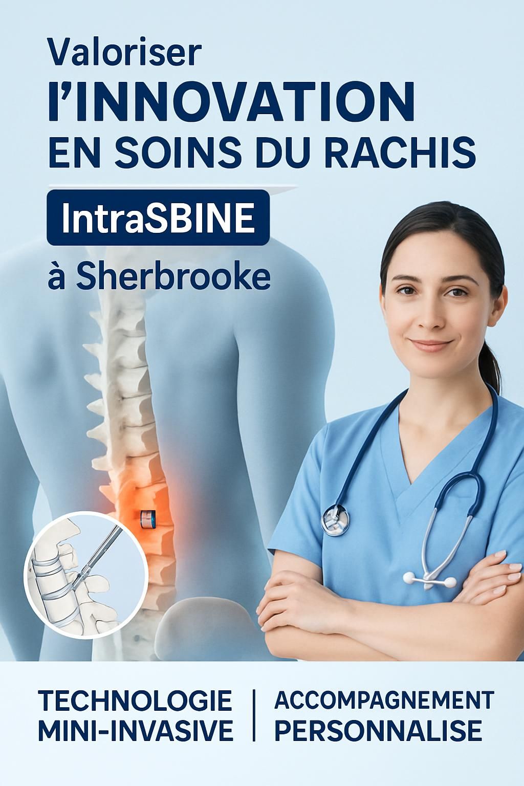 IntraSPINE® à Sherbrooke : traitement mini-invasif personnalisé 7 découvrez intraspine® à sherbrooke, une solution de traitement mini-invasif personnalisée pour soulager les douleurs lombaires et améliorer votre qualité de vie.