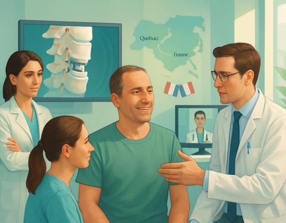 découvrez la prothèse discale cervicale à québec, une solution innovante pour préserver la mobilité intervertébrale et soulager les douleurs cervicales tout en favorisant une récupération optimale.