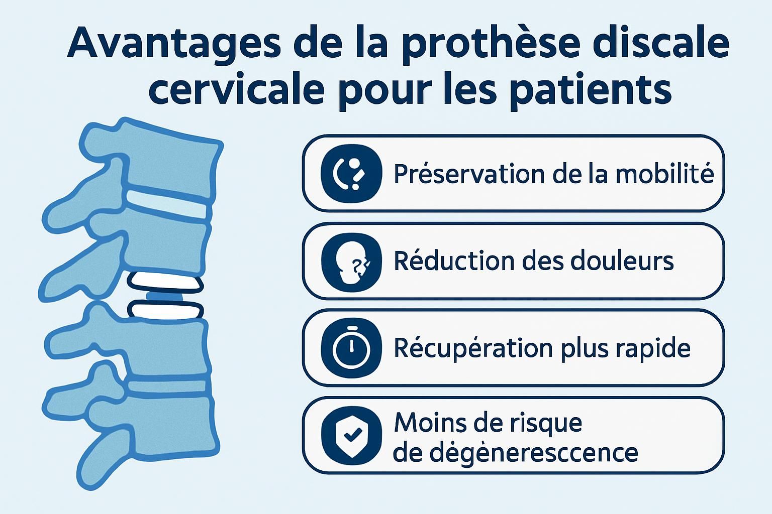 découvrez une intervention rapide et efficace de prothèse discale cervicale à québec, pour soulager vos douleurs et retrouver mobilité et qualité de vie.