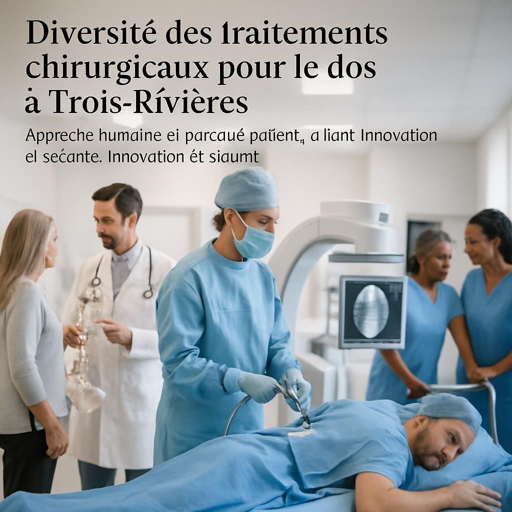découvrez les solutions de chirurgie du dos à trois-rivières pour améliorer votre qualité de vie à long terme grâce à des soins spécialisés et personnalisés.