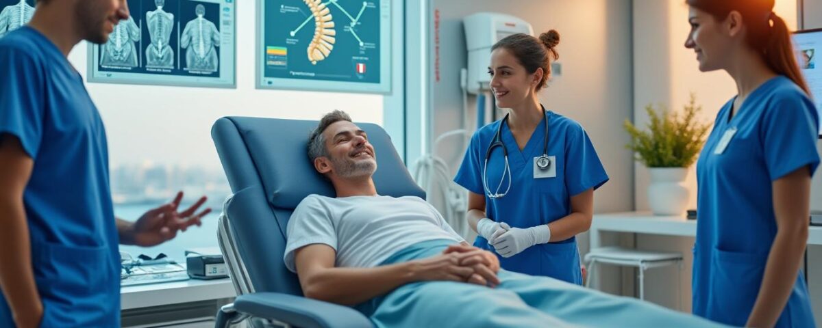 découvrez un guide complet pour les patients débutants sur la hernie discale à gouin, incluant les symptômes, le diagnostic et les traitements efficaces tels que la décompression neurovertébrale.