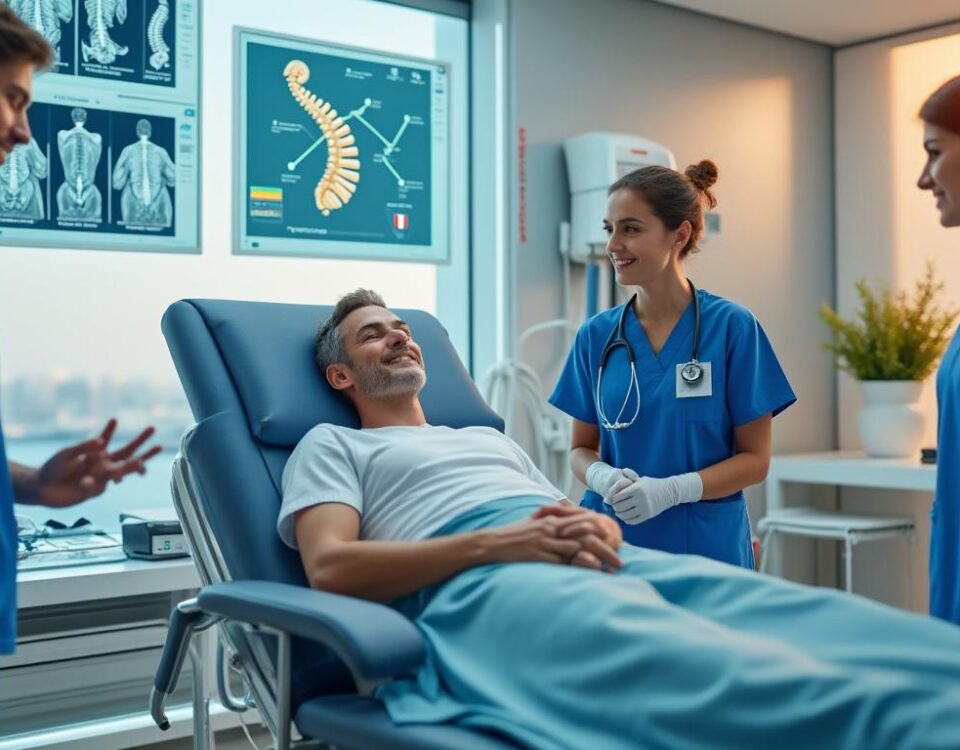 découvrez un guide complet pour les patients débutants sur la hernie discale à gouin, incluant les symptômes, le diagnostic et les traitements efficaces tels que la décompression neurovertébrale.