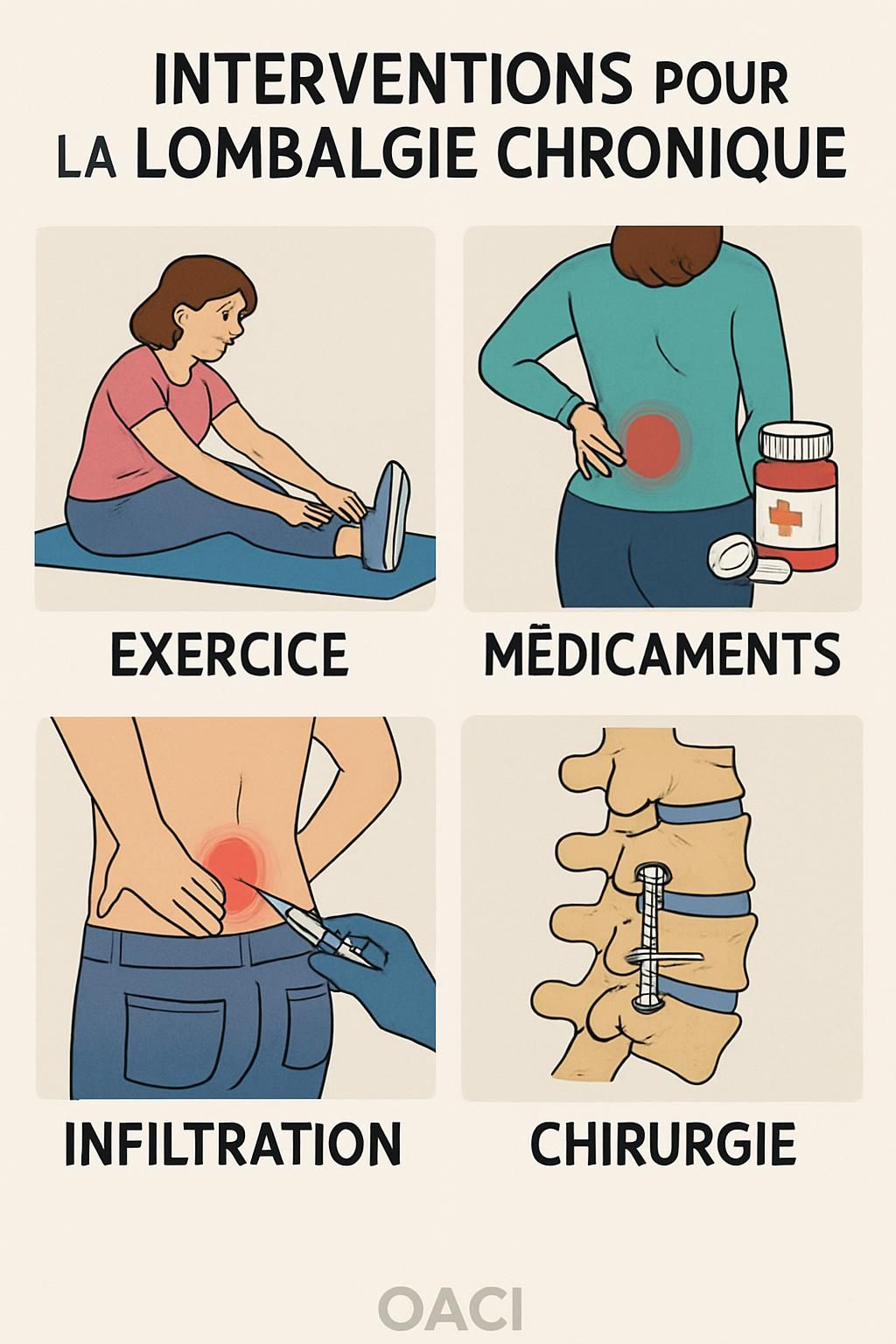 IntraSPINE® à Sherbrooke : traitement innovant pour lombalgie chronique 8 découvrez intraspine® à sherbrooke, une solution innovante pour soulager la lombalgie chronique et améliorer votre qualité de vie grâce à un traitement moderne et efficace.