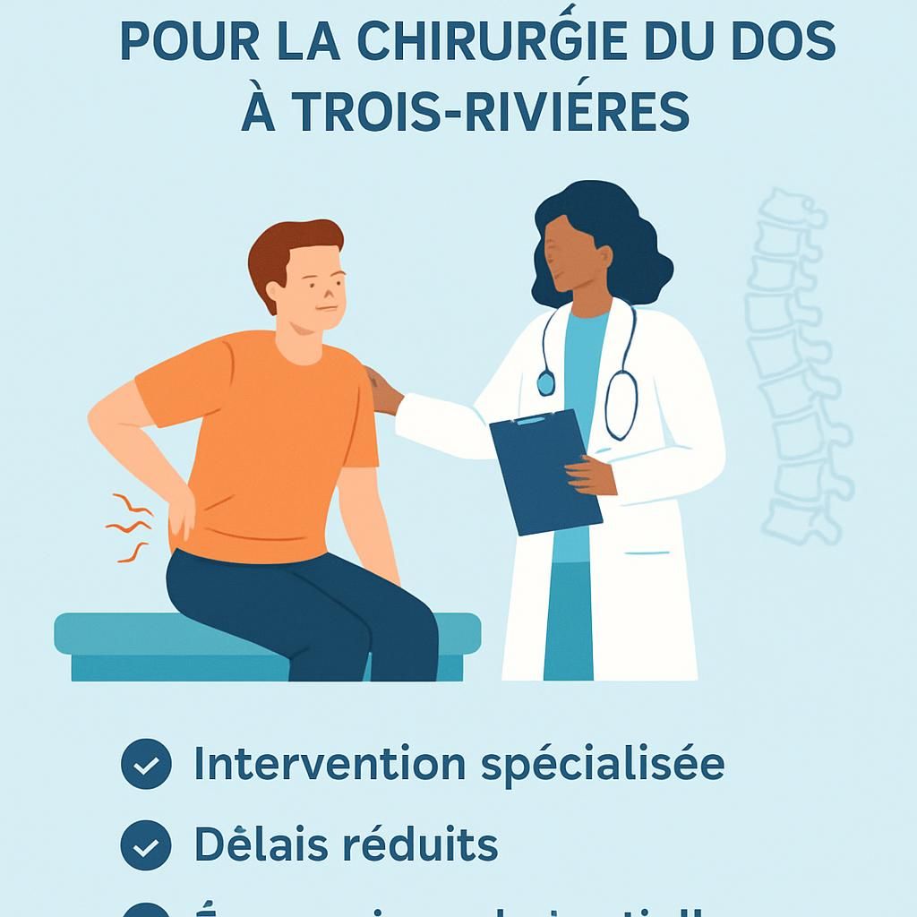 Chirurgie du dos à Trois-Rivières : intervention personnalisée pour le patient 9 découvrez une chirurgie du dos à trois-rivières adaptée à vos besoins spécifiques, assurant une intervention personnalisée pour un rétablissement optimal et durable.