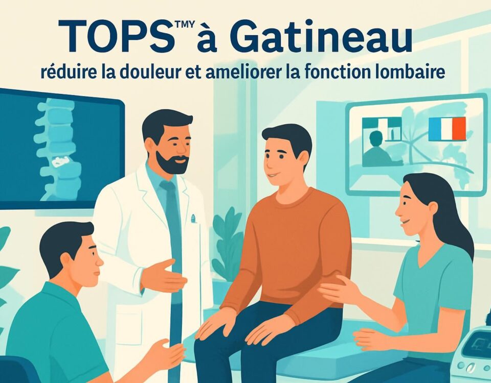 découvrez les solutions tops™ à gatineau pour réduire la douleur lombaire et améliorer la fonction de votre dos. optez pour une meilleure qualité de vie grâce à des traitements innovants et personnalisés.